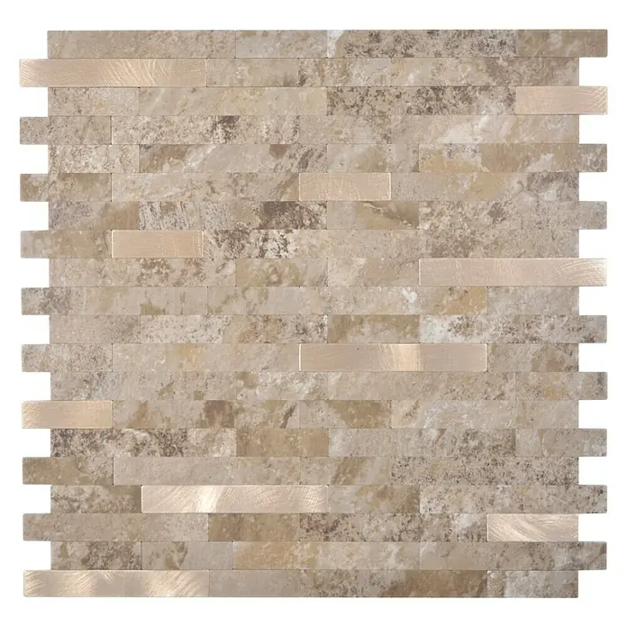 Selbstklebemosaik SAM 4IL26LBG - 30 x 29 cm, Vinyl, Braun - Vorderansicht