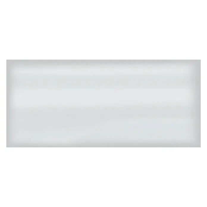 Decocer by Cinca Wandfliese Glow - 25 x 55 cm, Grau, Glänzend - Vorderansicht