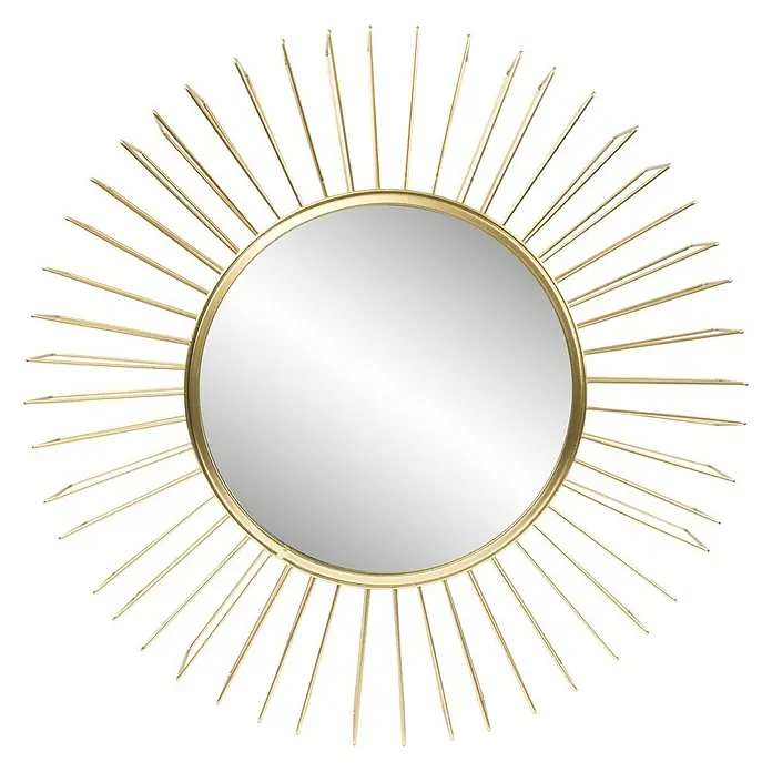 Espejo redondo Design dore - Diámetro: 47 cm, Oro