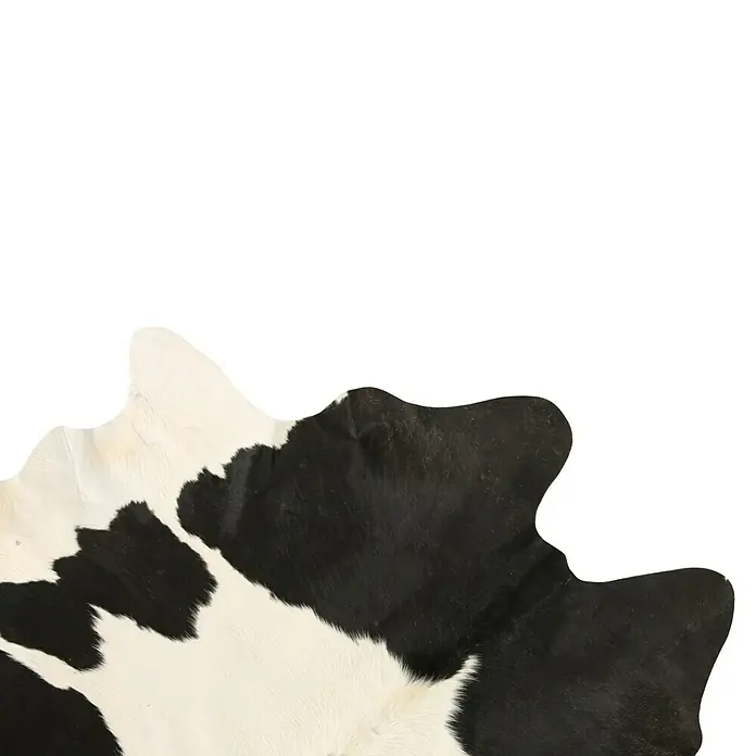 Esbeco Deko-Kuhfell - Schwarz/Weiß, 100 % Echtfell, Fläche ca.: 3 m² - 4 m² - Detailaufnahme
