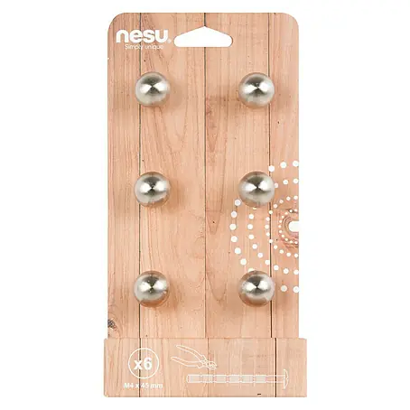Nesu  Set de pomos para muebles 17216 6 uds.