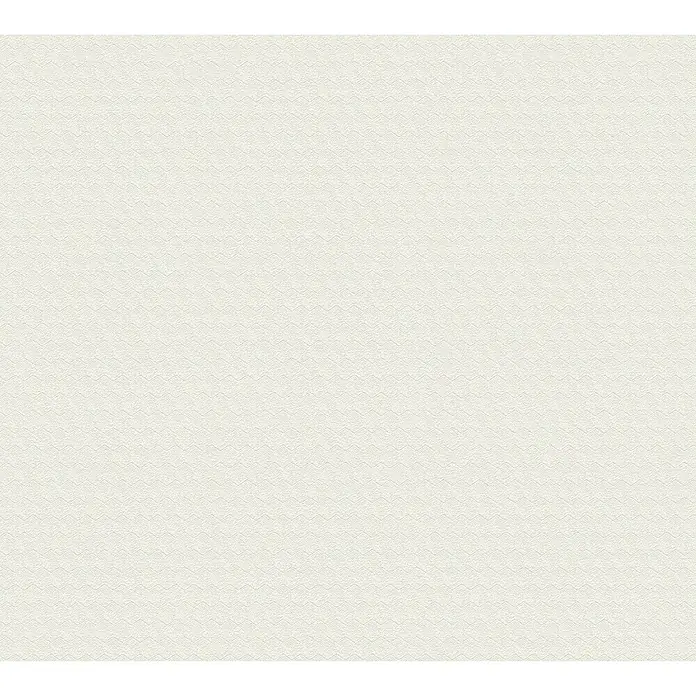 AS Creation Greenery Vliestapete - Weiß, Uni, 10,05 x 0,53 m - Detailaufnahme