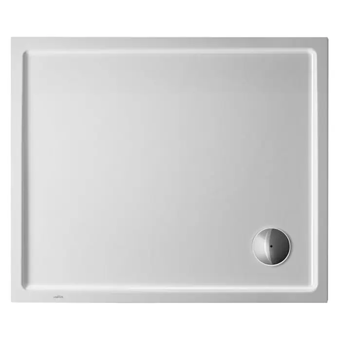 Duravit Duschwanne Starck Slimline - L x B: 90 x 75 cm, Kunststoff, Weiß, Ohne Antirutsch-Oberfläche - Ansicht von oben