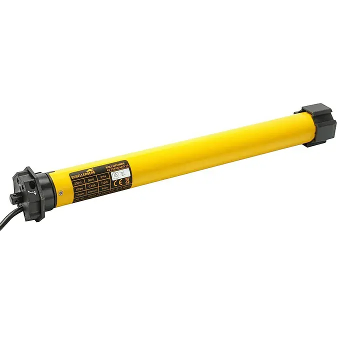 Schellenberg Rohrmotor Maxi Standard 10 - Max. Rollladenfläche: 4,2 m² bei Kunststoffrollläden, Einbaulänge: 500 mm, Zugkraft: 20 kg - Vorderansicht
