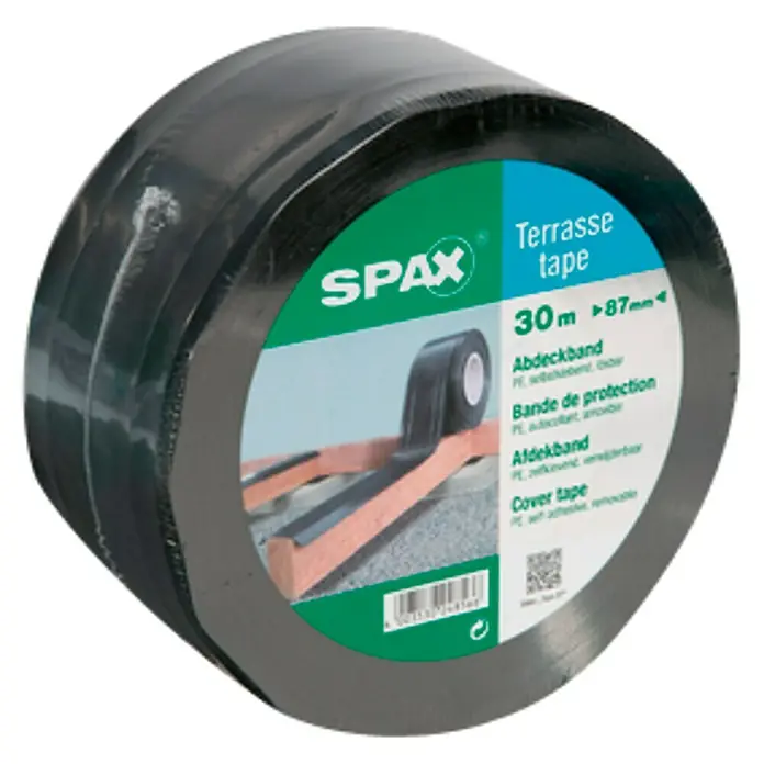 Spax Tape - Schwarz, 30 m x 87 mm