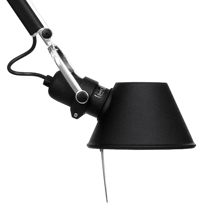 Artemide Stehleuchte Tolomeo Terra - Höhe: 226 cm, Farbe Gehäuse: Schwarz, Silber - Vorderansicht