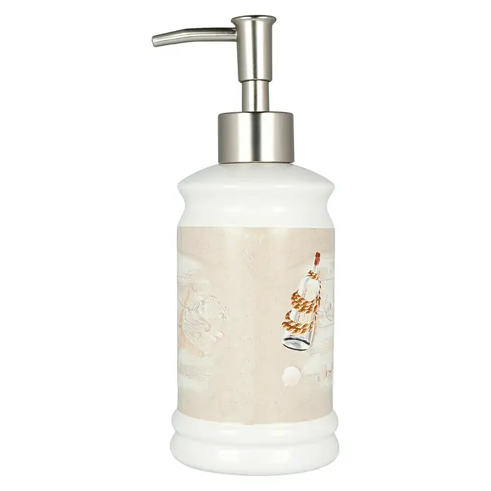 Venus Sealife Seifenspender - Keramik, Beige/Weiß