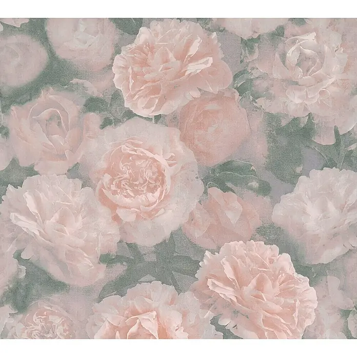 AS Creation Neue Bude 2.0 ED II Vliestapete Barockrose - Rosa, Floral, 10,05 x 0,53 m - Detailaufnahme