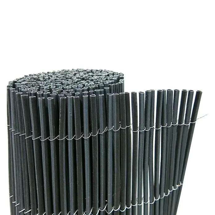 Nortene Ocultación de mimbre Fency Wick - Plástico, L x Al: 3 x 1 m, Antracita