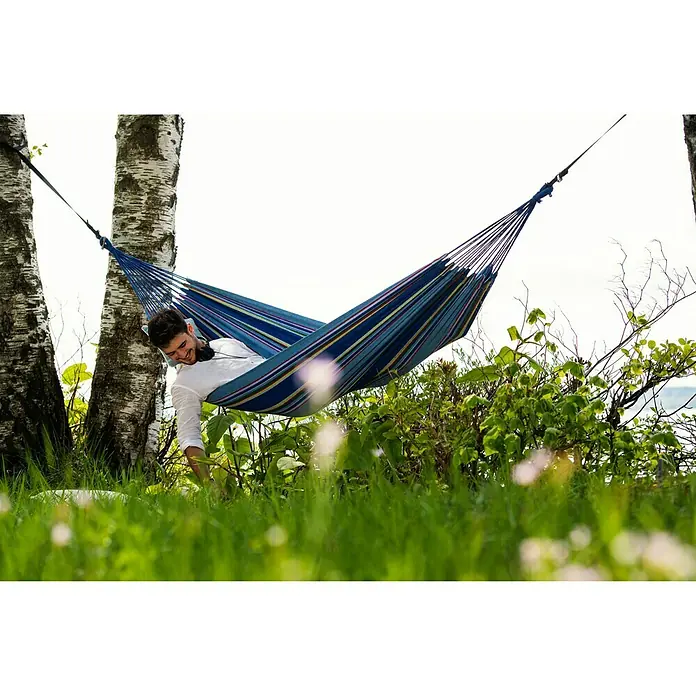Amazonas Hängematte Tahiti Ocean - 200 cm, Blau