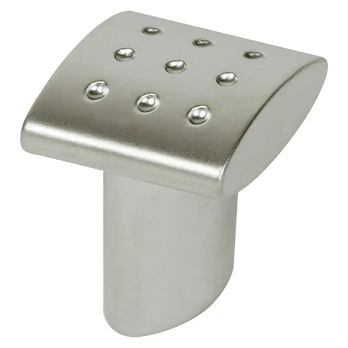 Rei Set de pomos para muebles - 4 pzs., Ø x Al: 20 x 24 mm, Aluminio