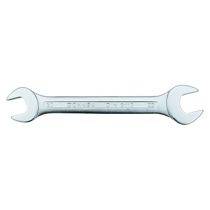Llave fija de doble boca DIN 3110 - Ancho de llave: 20 x 22 mm, DIN 3110