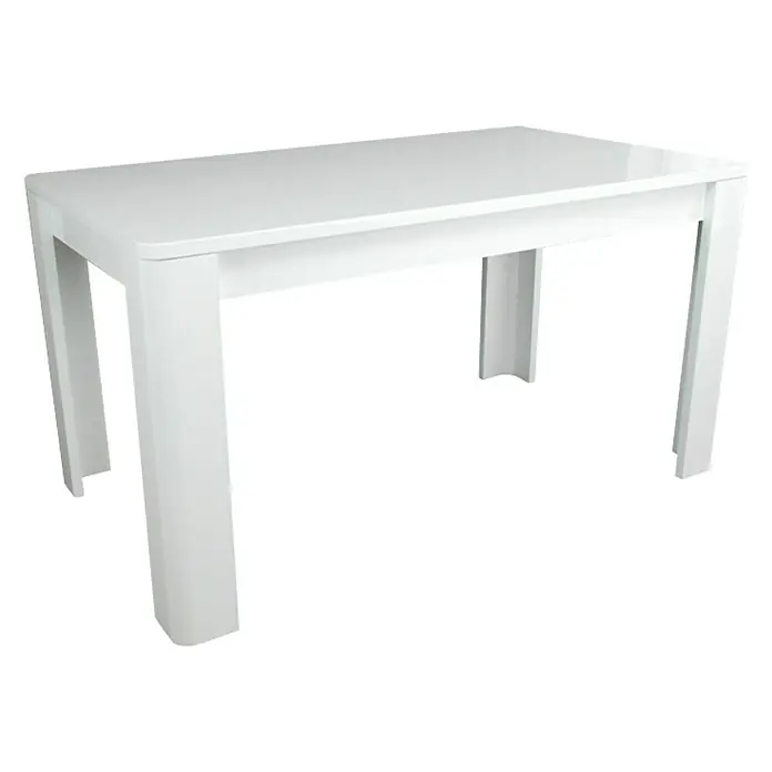Phönix Prana Esstisch - L x B x H: 80 x 120 x 74 cm, Weiß - Vorderansicht