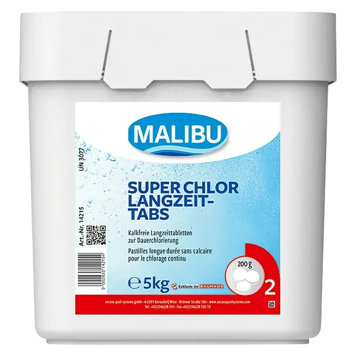 Malibu Super-Chlortabs 200 g - 5 kg