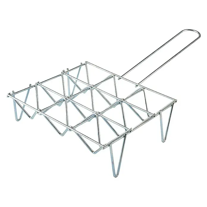 Parrilla alcachofera - L x An: 55 x 27 cm, Plateado