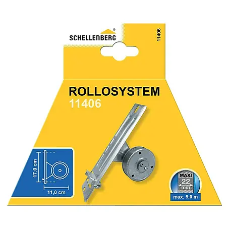 Schellenberg  Recogedor de cinta de persiana