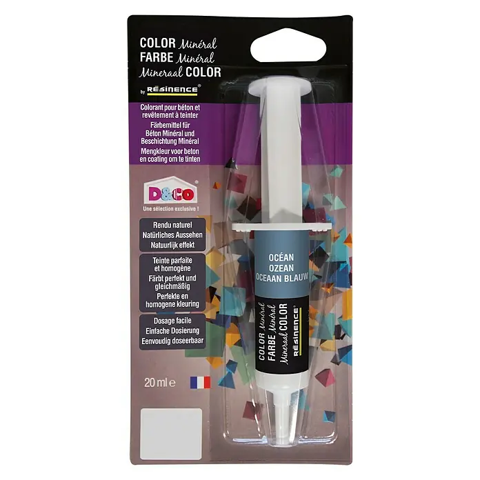 Résinence Color Mineralfarbe Color Minéral - Ozeanblau, Seidenmatt, 20 ml