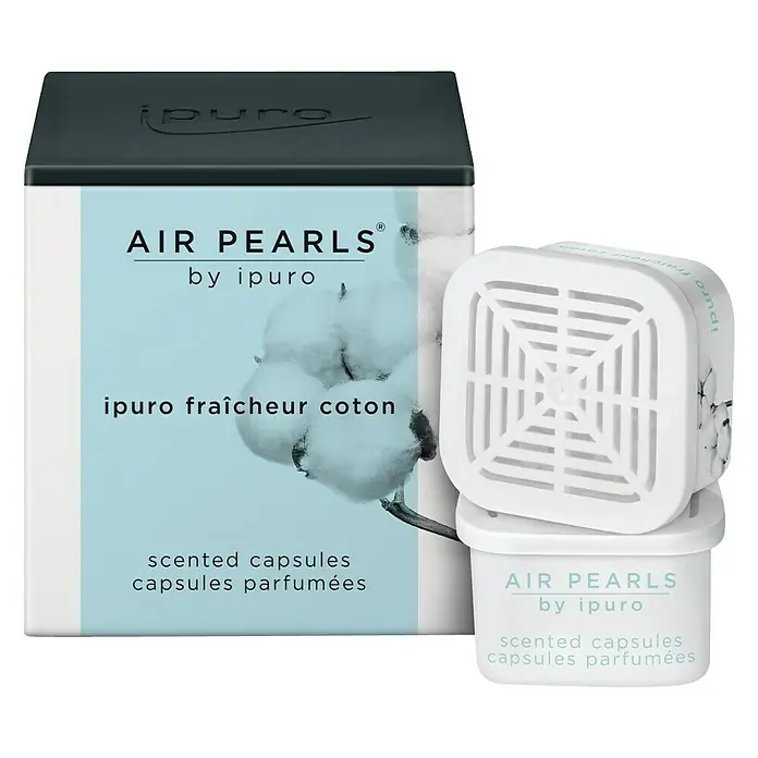 Ipuro AirPearls Duftkapsel - Fraîcheur coton, 2 Stk. - Vorderansicht
