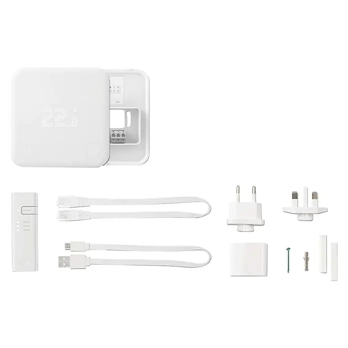 Tado Smartes Juego de termostato Starter Kit V3+BR - Puente de internet, Control inteligente: App Tado