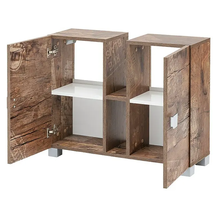 Schildmeyer Edia Waschtischunterschrank - 71 x 23 x 59 cm, Panamaeiche - Detailaufnahme