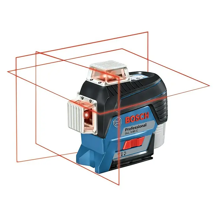 Bosch Professional Linienlaser GLL 3-80 C - Max. Arbeitsbereich: 30 m