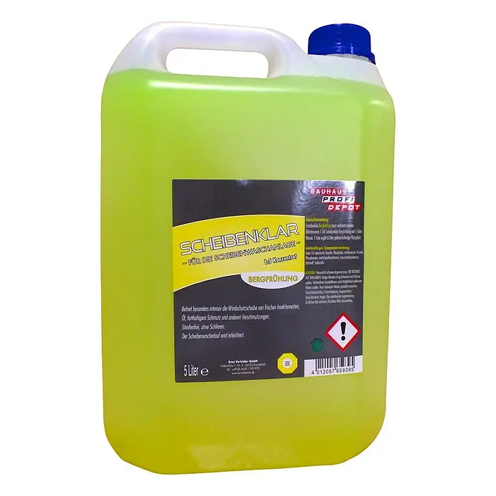 Profi Depot Scheibenklar - Bergfrühling, Mischungsverhältnis: 1:5, 5 l - Vorderansicht