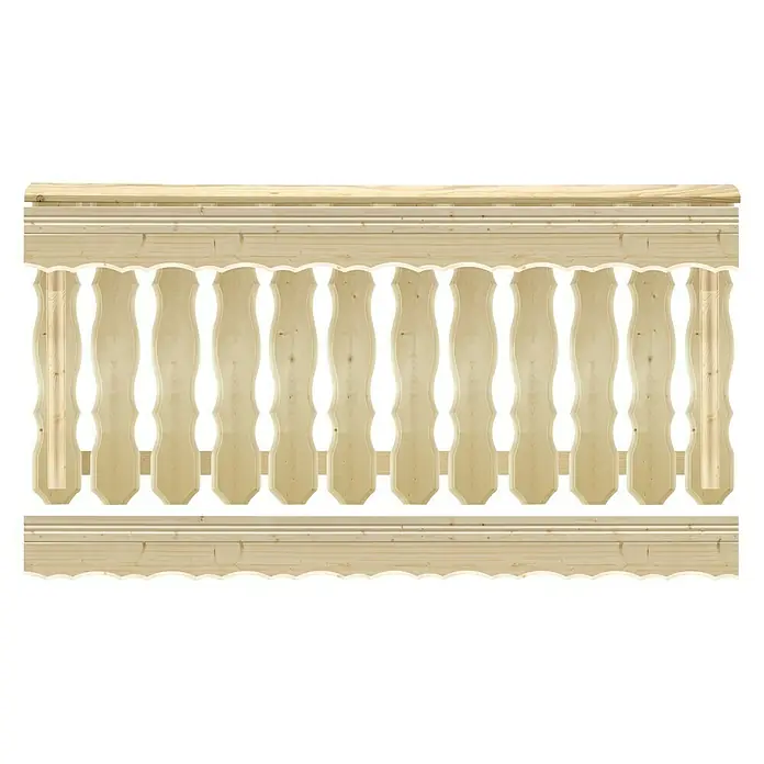 Blendenverbreiterung - Fichte/Tanne, 1.480 x 90 x 18 mm - Anwendungsbeispiel