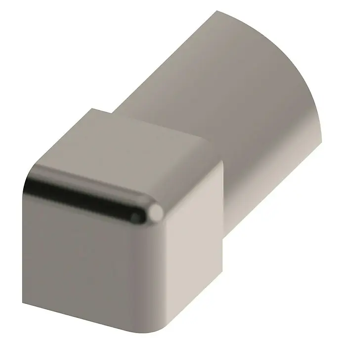 Quadroeck - Edelstahl, Silber, 10 mm - Linke Seitenansicht
