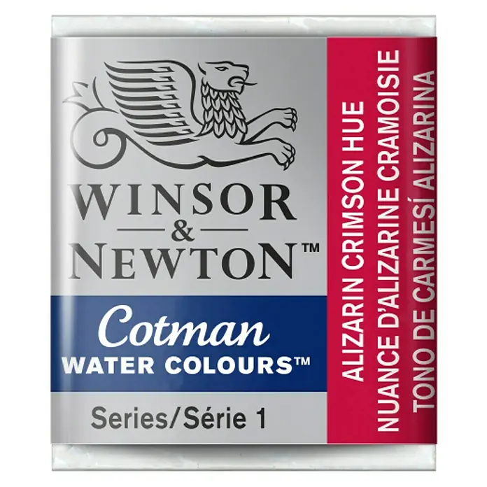 Winsor & Newton Cotman Aquarelverf - Alizarin Crimson Hue, Pot - Vooraanzicht