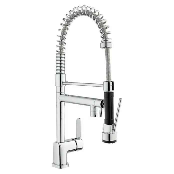 Camargue Spültischarmatur Torrent - Farbe: Chrom, Spiralfeder, Glänzend