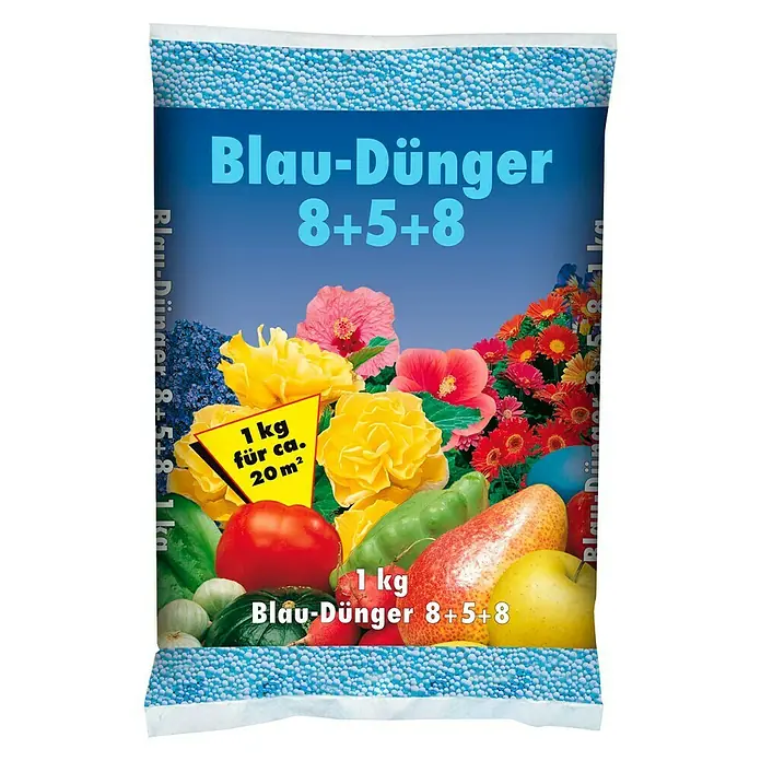 Blaudünger - 1 kg, Inhalt ausreichend für ca.: 15 m² - Vorderansicht