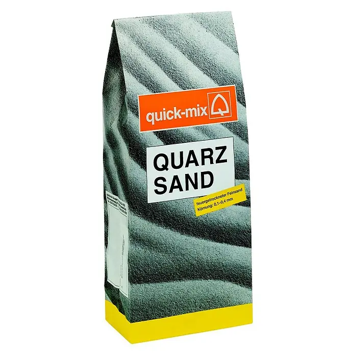 Quick-Mix Quarzsand - 10 kg, Feuergetrocknet - Vorderansicht