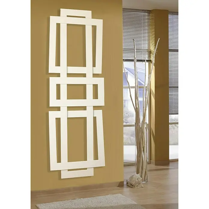 Designheizkörper Art II - 60 x 180 cm, 1.019 W bei 75/65/20 °C, Nabenabstand: 50 mm, Weiß