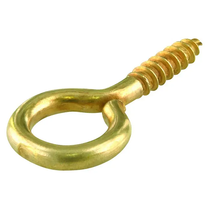 Stabilit Prstenasti vijak - Ø x D: 3 x 8 mm, Mjed, Neobojeno, 10 Kom. - Pogled odozgo