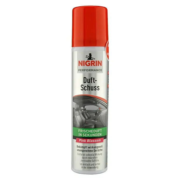 Nigrin Lufterfrischer Duftschuss - 75 ml, Pink Blossom - Vorderansicht