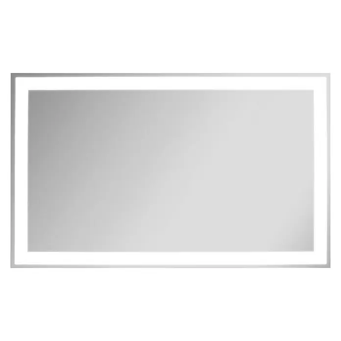 Camargue Stella Ogledalo s LED rasvjetom - 138 x 84 cm, S prekidačem za prevrtanje, S kutnim rubovima - Pogled sprijeda