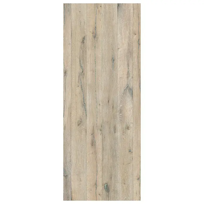 GEO Alu-Verbundplatte - Dekor: Eiche gekalkt, 100 x 255 cm - Vorderansicht