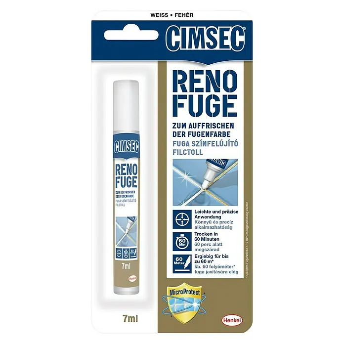 Cimsec Fugenstift Reno Fuge - Weiß, 7 ml