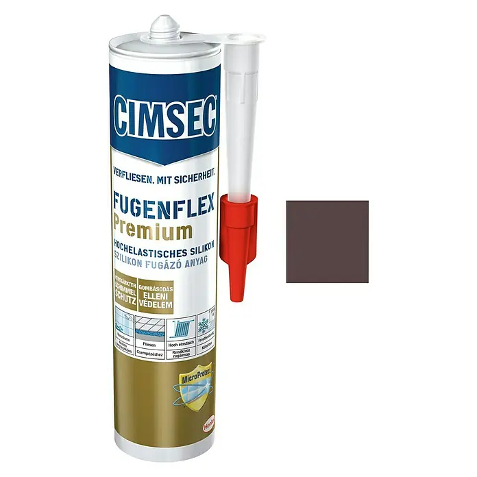 Cimsec Silikon-Fugenmasse Fugenflex Premium - Balibraun, 310 ml