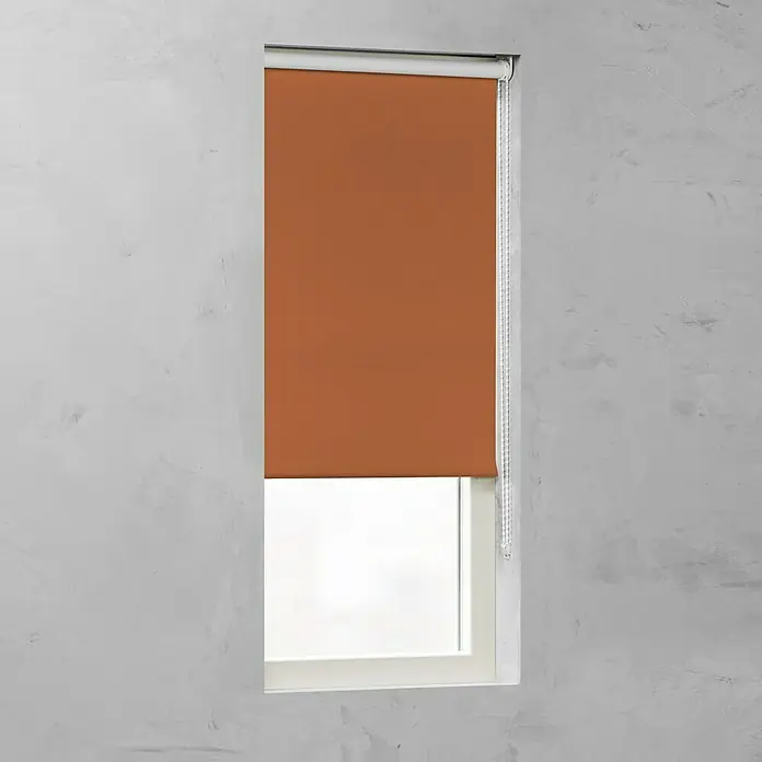 Expo Ambiente Rollo Verdunkelung - B x H: 120 x 190 cm, Terracotta - Vorderansicht