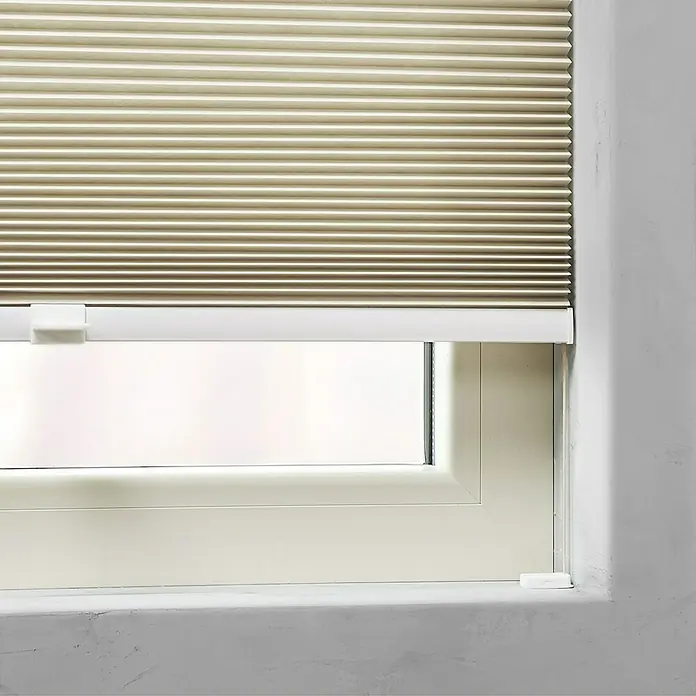 Expo Ambiente Wabenplissee - B x H: 40 x 130 cm, Beige, Tageslichtdurchlässig - Detailaufnahme