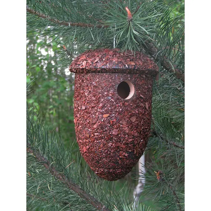 Dobar Nistkasten Eichel - 15 x 15 x 24 cm - Stimmungsaufnahme