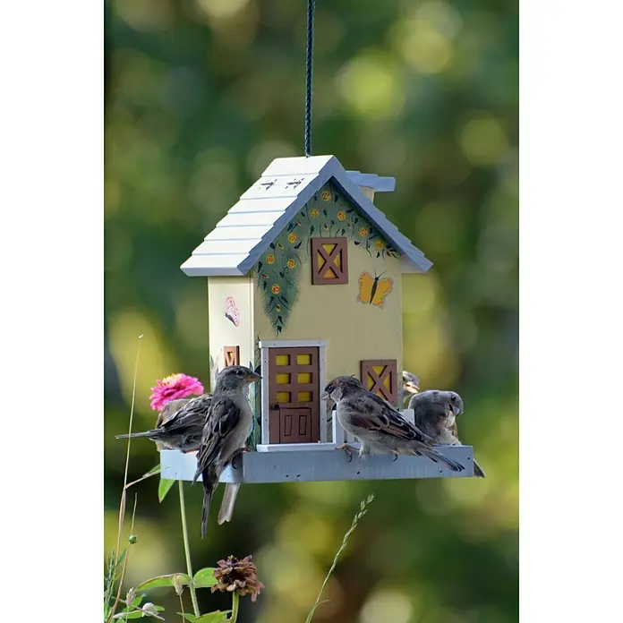 Dobar Vogelhaus Sommer - 18 x 18 x 23 cm - Stimmungsaufnahme