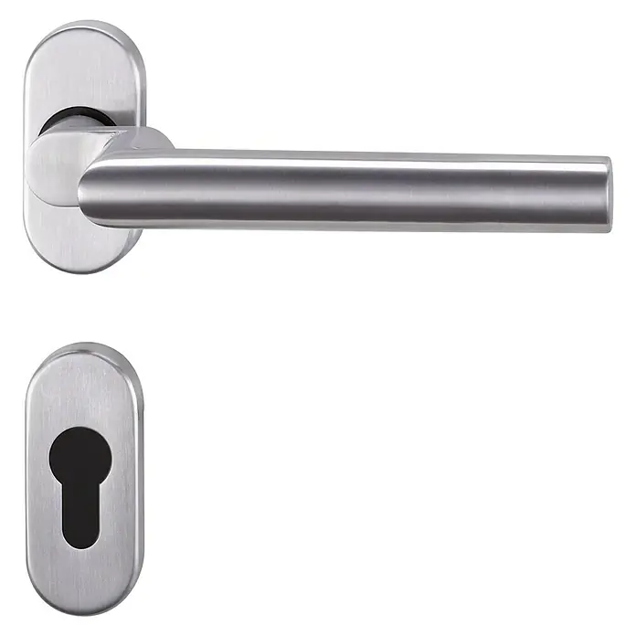 Diamond Doors Stoßgriff LED - 50 cm, Edelstahl, Rund