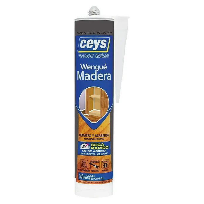 Ceys Sellador para madera cartucho wengué - 280 ml
