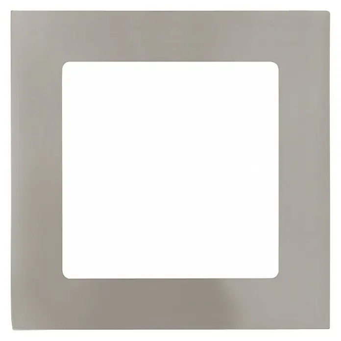 Eglo Downlight LED empotrable Fueva cuadrado - 5,5 W, Color de luz: Blanco neutro, L x An x Al: 12 x 12 x 3 cm, Níquel mate