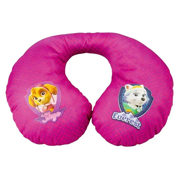 Almohada cervical Patrulla Canina Rosa - Poliéster