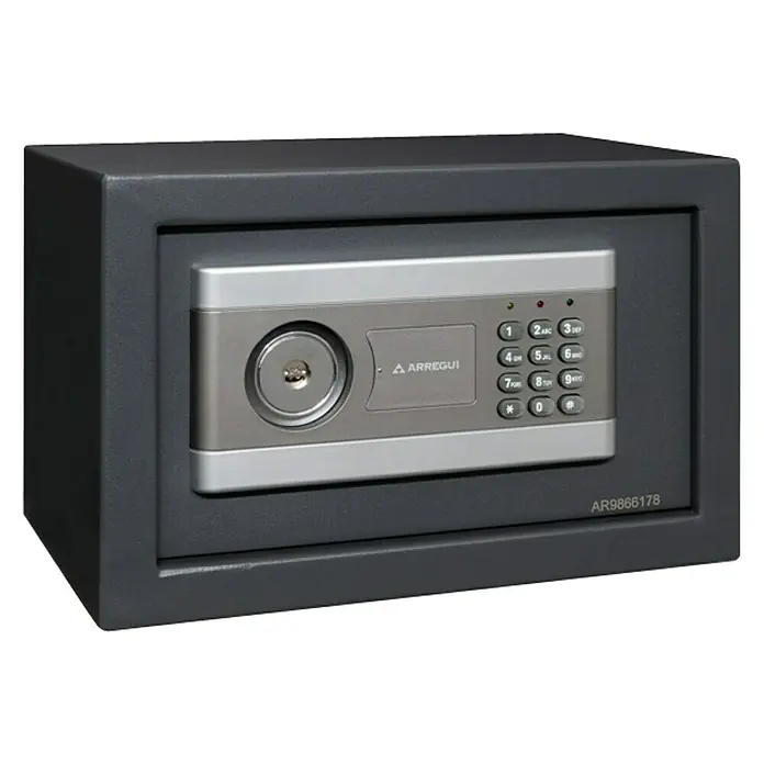 Arregui Caja fuerte New Stylo 19010-S2 - L x An x Al: 35 x 25 x 25 cm, Tipo de cerradura: Códigos de usuario, 15 l