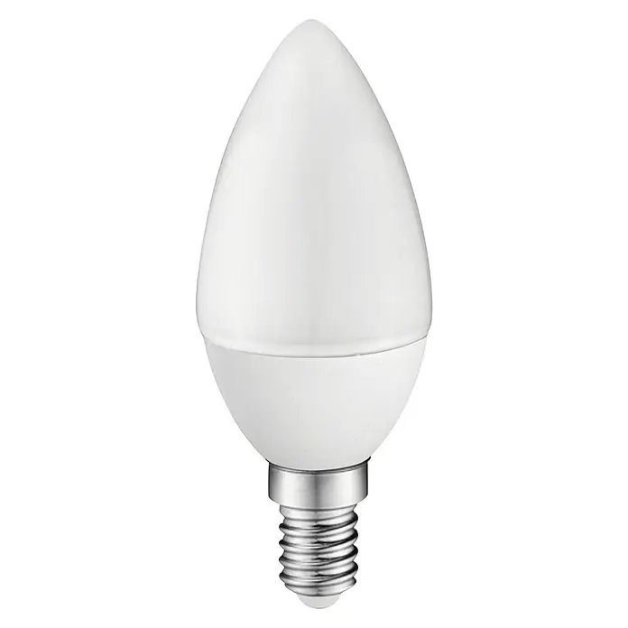 Cristal Record Bombilla LED Vela - 3 uds., E14, 5,2 W, Color de luz: Blanco frío, No regulable