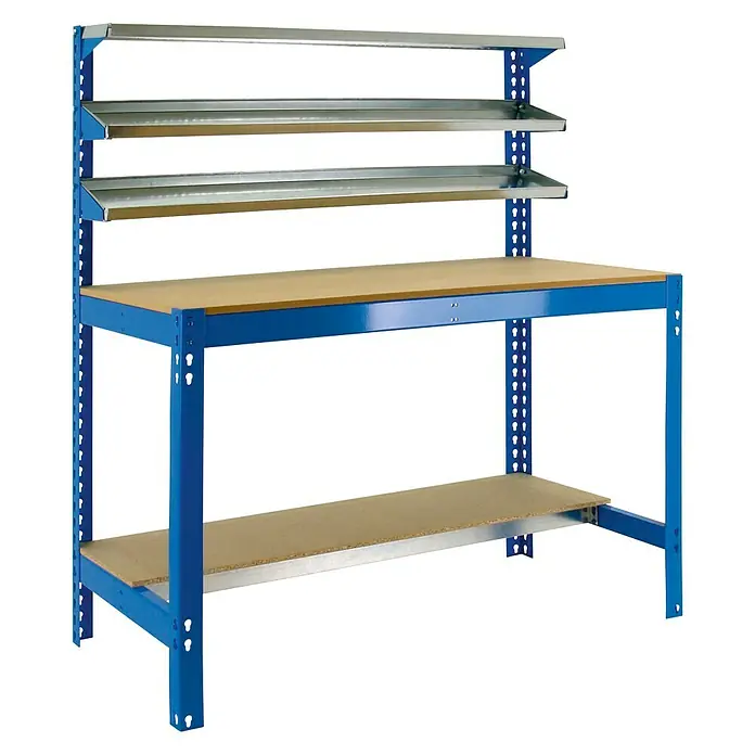 Simonrack Simonwork Banco de trabajo BT1 - L x An x Al: 75 x 121 x 144,5 cm, Azul